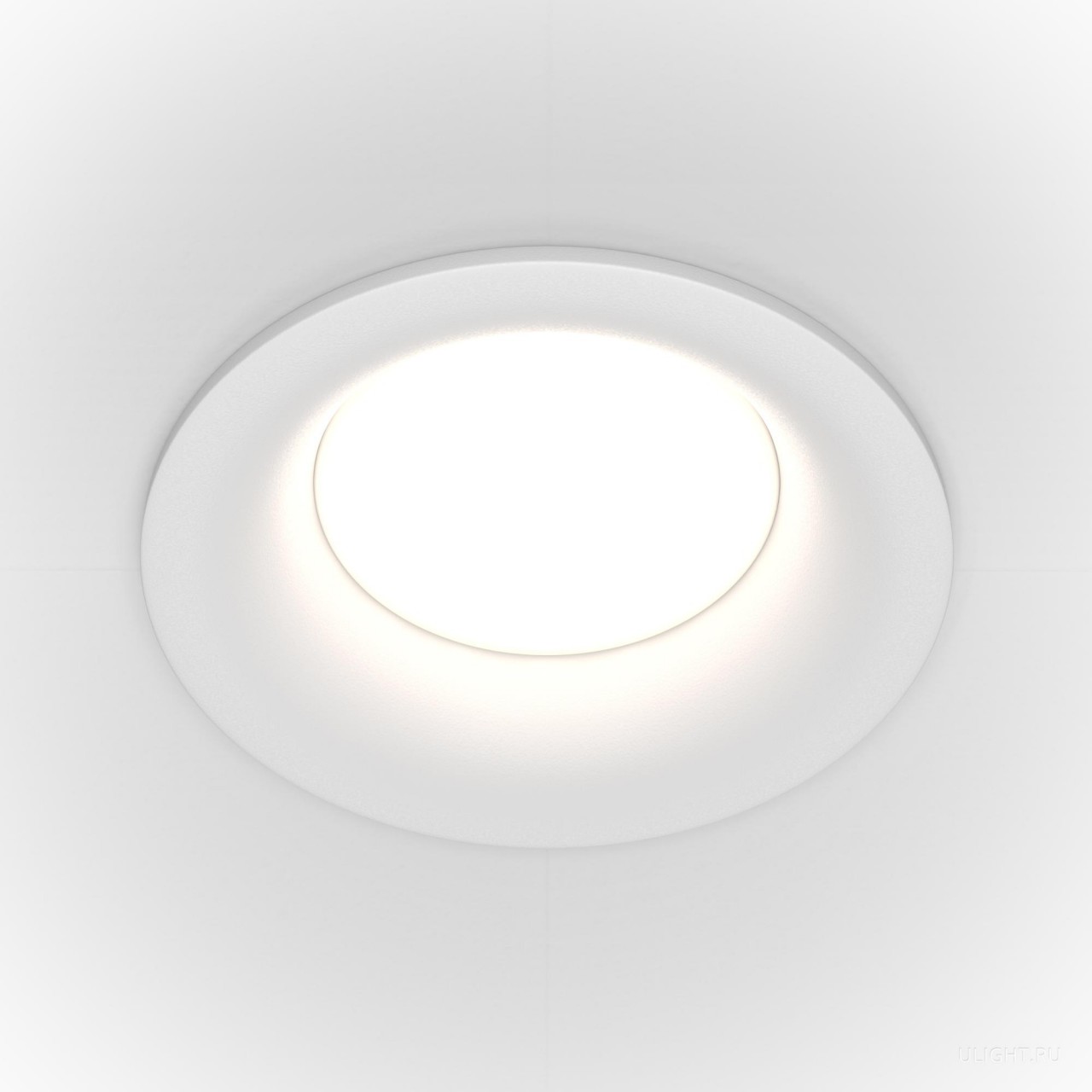 Встраиваемый светильник maytoni technical metal slim dl027-2-01w
