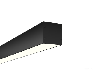 Линейный светильник HOKASU 50/50 U&D ПРОМ NoPS (RAL9005/2250mm/LT70 — 4K/85,5W) — БЕЗ БП
