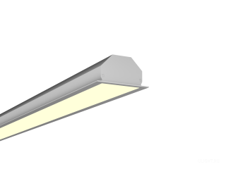 Линейный светильник LINE4932П БЕЗ БП (Anod/1500mm/LT70 — 3K/48W)