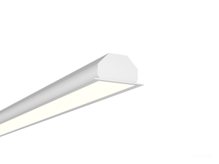 Линейный светильник LINE4932П БЕЗ БП (RAL9003/1250mm/LT70 — 4K/39W)