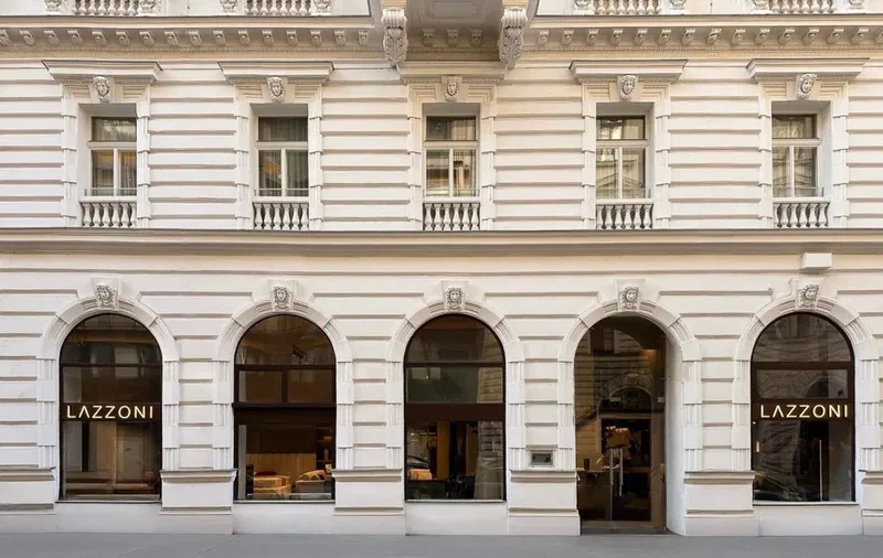 LAZZONI showroomunun Avusturya’daki aydınlatması