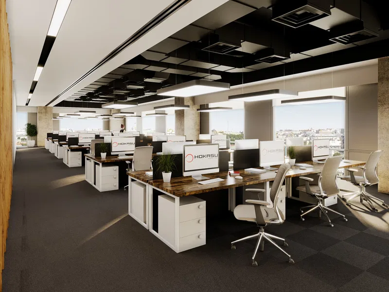 Проект офиса в стиле Open Space