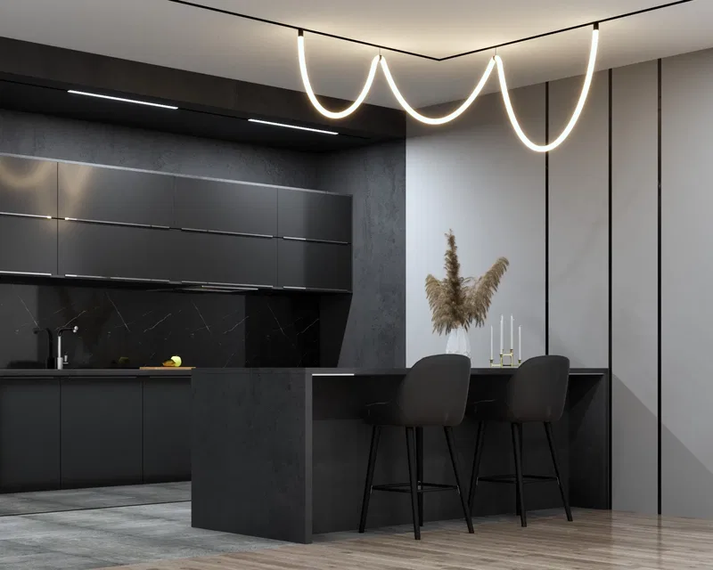İstanbul’daki Modern ve Şık Daire Aydınlatması