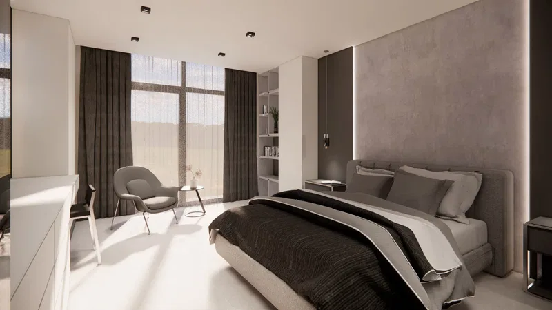 Boğaz’daki villa için magnet ray aydınlatma sistemi