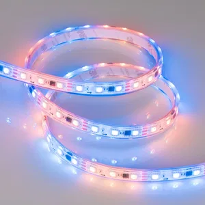 Лента герметичная SPI-PFS-B60-12mm 12V RGB-PX3 (14.4W/m, IP68, 5060, 5m) (Arlight, бегущий огонь)