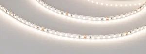 Лента RT-A160-5mm 24V Warm3500 (9.6 W/m, IP20, 2835, 5m) (Arlight, Открытый)