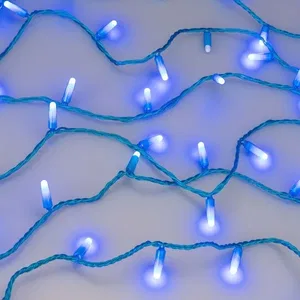Светодиодная гирлянда ARD-STRING-CLASSIC-10000-BLUE-100LED-MILK-FLASH Blue (230V, 7W) (Ardecoled, IP65, 1 год)