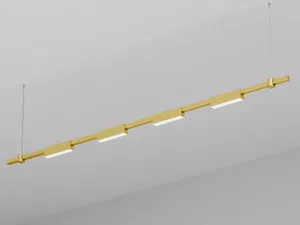Подвесной светильник HOKASU PL11 (GOLD/2000mm – 200mm/LT70/3K/24W/120deg)