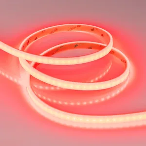 Лента герметичная RTW-PSW-A120-10mm 24V Red (9.6 W/m, IP67, 2835, 5m) (Arlight, 5 лет)
