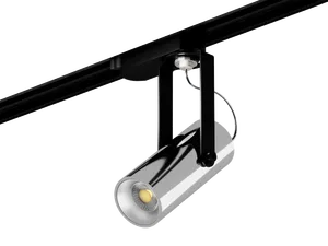 Трековый светильник HOKASU Tube Clip TR2 (85-160/ral9005 – 30w/3090/15deg)