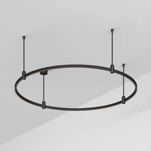 Основание ART-APRIORI-ROUND-ROD-400-R1200 (BK) (Arlight, IP20 Металл, 3 года)