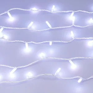 Светодиодная гирлянда ARD-STRING-CLASSIC-10000-WHITE-100LED-MILK-LIVE RGB-DMX (24V, 10W) (Ardecoled, IP65, 1 год)