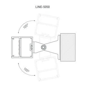 Профиль с экраном SL-LINE-5050-2500 BLACK+OPAL (Arlight, Алюминий)