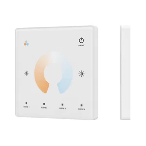 INTELLIGENT ARLIGHT Сенсорная панель SMART-RF-801-11-1G-4SC-MIX белый (3V, 2.4G) накладная (IARL, IP20 Пластик, 5 лет)