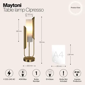 Настольный светильник Maytoni Z014TL-01G