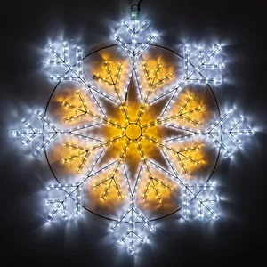 Фигура светодиодная ARD-SNOWFLAKE-M12-900x900-576LED White/Warm (230V, 36W) (Ardecoled, IP65, 1 год)