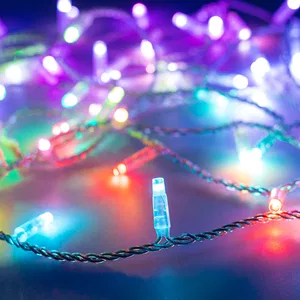 Светодиодная гирлянда ARD-STRING-CLASSIC-10000-CLEAR-95LED-LIVE RGBW-DMX (24V, 10W) (Ardecoled, IP65, 1 год)