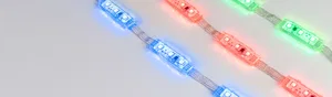 Модуль управляемый DMX-B3 12V RGB (0.72W, IP68, 140 deg) (Arlight, Пластик, 3 года)