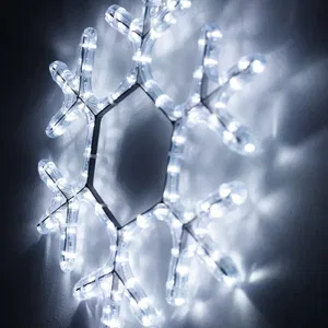 Фигура светодиодная ARD-SNOWFLAKE-M7-450x375-108LED White (230V, 6.5W) (Ardecoled, IP65, 1 год)