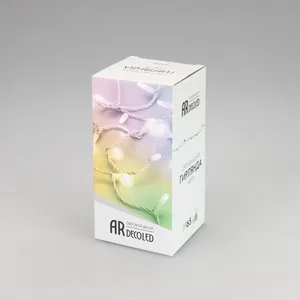 Светодиодная гирлянда ARD-STRING-CLASSIC-10000-WHITE-100LED-MILK-SYNC RGB (230V, 6.5W) (Ardecoled, IP65, 1 год)