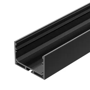 Профиль с экраном SL-LINE-4932-2500 BLACK+OPAL (Arlight, Алюминий)