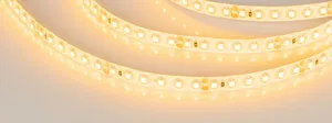 Лента герметичная RTW-SE-A120-8mm 24V Yellow (9.6 W/m, IP65, 2835, 5m) (Arlight, 9.6 Вт/м, IP65)