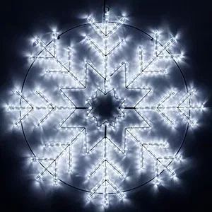 Фигура светодиодная ARD-SNOWFLAKE-M8-950x950-540LED White (230V, 33W) (Ardecoled, IP65, 1 год)