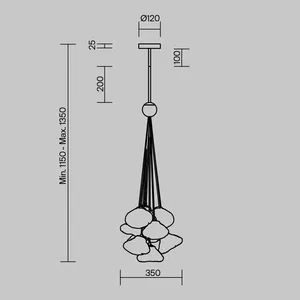 Подвесной светильник Freya FR5488PL-10CH