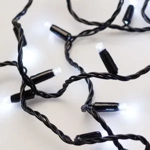 Светодиодная гирлянда ARD-STRING-CLASSIC-10000-BLACK-100LED-STD WHITE (230V, 7W) (Ardecoled, IP65, 1 год)