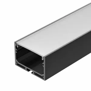 Профиль с экраном SL-LINE-4932-2500 BLACK+OPAL (Arlight, Алюминий)
