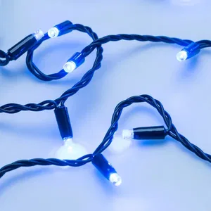 Светодиодная гирлянда ARD-STRING-CLASSIC-10000-BLACK-100LED-STD BLUE (230V, 7W) (Ardecoled, IP65, 1 год)