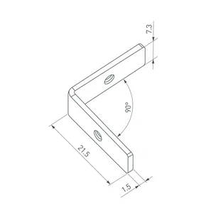 Соединитель профиля FANTOM-W23-L90 Set (Arlight, Металл)