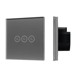 Выключатель сенсорный SWT-OMALI-S03-ZB-GR (250V, 10A, Zigbee) (Arlight, Стекло)