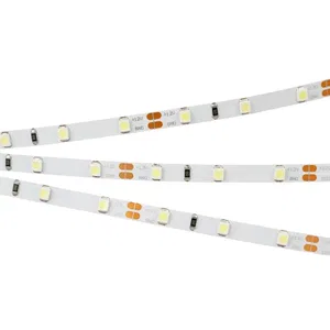 Лента RT-A60-5mm 12V Warm2400 (4.8 W/m, IP20, 2835, 5m) (Arlight, узкая)