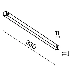 Трековый светильник Technical TR240-2-6W3K-B