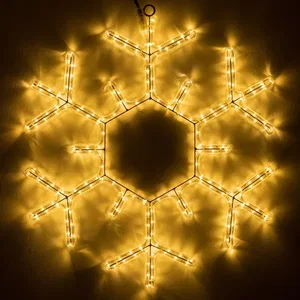 Фигура светодиодная ARD-SNOWFLAKE-M5-600x600-360LED Warm (230V, 20W) (Ardecoled, IP65, 1 год)