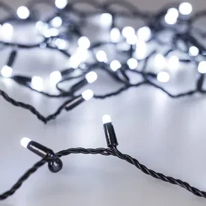 Светодиодная гирлянда ARD-STRING-CLASSIC-10000-BLACK-100LED-MILK-STD White (230V, 7W) (Ardecoled, IP65, 1 год)