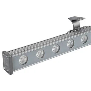 Светодиодный прожектор AR-LINE-1000M-24W-24V RGB (Grey, 30 deg, DMX512) (Arlight, Закрытый)