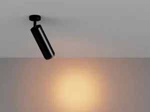 Накладной светильник HOKASU Tube ON Zoom (85-160/ral9003 – 20w/5098/12-50deg)