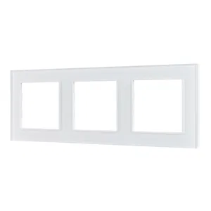 Рамка стеклянная FRM-GLARE-GS-3-WH (Arlight, -)