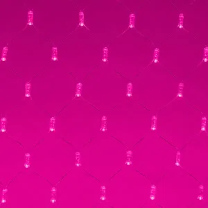 Светодиодная гирлянда ARD-NETLIGHT-CLASSIC-2000x1500-CLEAR-288LED Pink (230V, 18W) (Ardecoled, IP65)