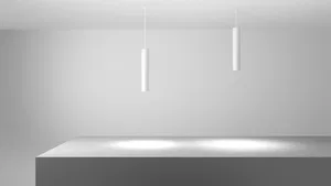 Подвесной светильник HOKASU Tube Hang (55-320/ral9003 – 10w/4090/10deg)