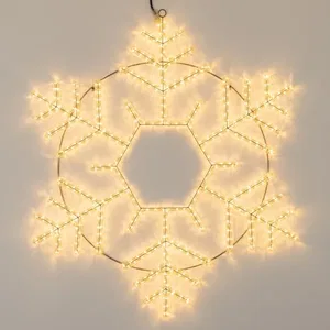 Фигура светодиодная ARD-SNOWFLAKE-M10-1000x900-504LED Warm (230V, 31W) (Ardecoled, IP65, 1 год)