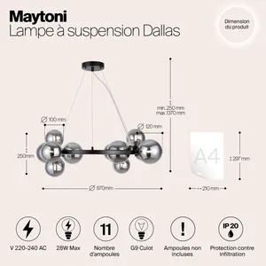 Подвесной светильник Maytoni MOD545PL-11B