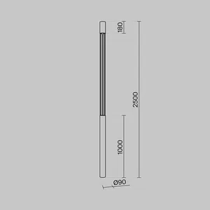 Садово-парковый светильник Outdoor O427FL-L30GF3K