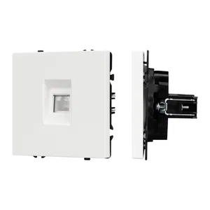 Механизм компьютерной розетки SCT-NOBE-MPC1-SFPL-WH (RJ-45, CAT6) (Arlight, Белый кварц)