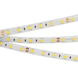 Лента RTW 2-5000SE 24V Cool 2x (5060, 300 LED, LUX) (Arlight, 14.4 Вт/м, IP65)