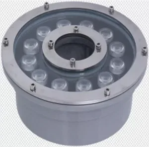 Светодиодный светильник подводный D180 12W 12V IP68 на светодиодах OSRAM RGB