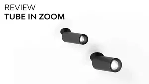 Встраиваемый светильник HOKASU Tube IN Zoom (55-120/ral9005 – 10w/2790/12-50deg)