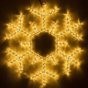 Фигура светодиодная ARD-SNOWFLAKE-M5-600x600-360LED Warm (230V, 20W) (Ardecoled, IP65, 1 год)